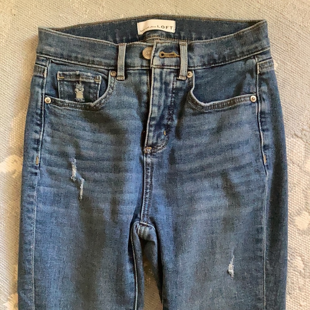 LOFT High-Waist Skinny Jeans